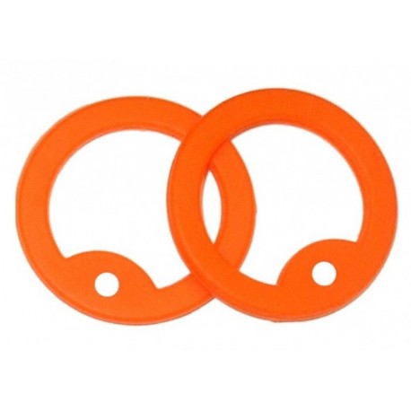 Orange silicone silencer