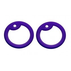 Silicone SILENCERS, 2 pcs. VIOLET