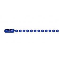 Blue ball-chain for dogtags